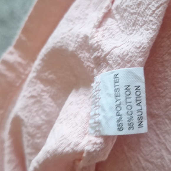 Angashion Pale Pink Dress W/Faux button front Size Small - Picture 7 of 7